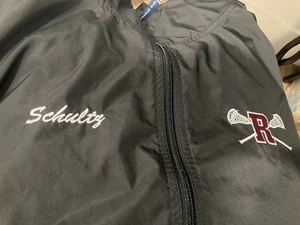 Ridgewood Lacrosse Schultz light weight Jacket warm up men's adult Medium NEW - Picture 1 of 3