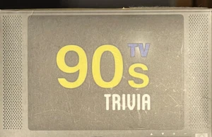 TV 90’s Trivia Game 100 Compact Cards- Test Your Knowledge from the 90’s! - Picture 1 of 5