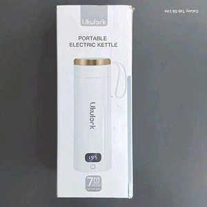 Ukulork Water Bottle Travel Boiler Double Wall Stainless Dry Boil Shut Off - Picture 1 of 10