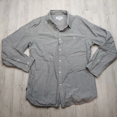 Crooks & Castles Button Down Shirt Long Sleeve Men's Size XL Casual Wear Grey - Image 1 of 4