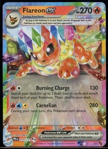 Flareon EX 014/131 - Double Rare - Prismatic Evolutions - Pokémon Karte TCG - Bild 1 von 2