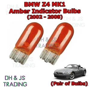 For BMW Z4 Convertible Amber Side Indicator Bulbs 501 Side Tail Pair (02-08) - Picture 1 of 1