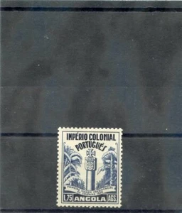 ANGOLA Sc 293 (SG 411)*F-VF LH 1938 1a75c VISITA PRESIDENCIAL AZUL $48 - Imagen 1 de 1