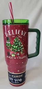 Buc-ee’s Believe in the Magic of Christmas Red Travel Tumbler With Handle 40oz - Picture 1 of 4