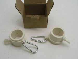 Anillos de poste de bandera de 1 pulgada clips antienvoltura de montaje de bandera con bandera giratoria - Imagen 1 de 2