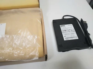 Ref -W8805 Genuine OEM Dell USB External Floppy Drive Module 19308813-74 5.25" - Photo 1/7