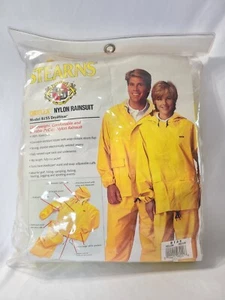 STEARNS DRIFLEX YELLOW NYLON RAIN SUIT - MEDIUM PANTS - XL JACKET - Picture 1 of 6