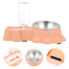  Pink Stainless Steel Drinking Fountain Small Dog Water Dispenser