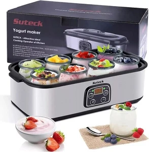 Ultimate Probiotic Yogurt Maker with Adjustable Temperature & Time Control USA - Picture 1 of 7