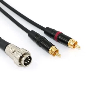 1m '5 Pin PREH DIN - RCA' L-4E6S Kabel für Naim - Bild 1 von 5