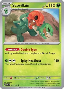 Scovillain 025/197 Sv03: Obsidian Flames Holo - Picture 1 of 1