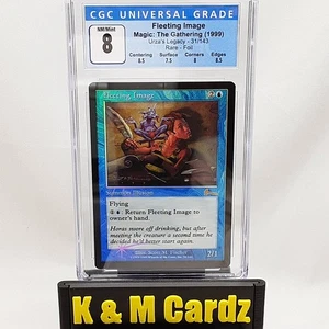 MTG - Urza's Legacy - Fleeting Image - Foil - Graded - CGC 8 - Vintage - Picture 1 of 9