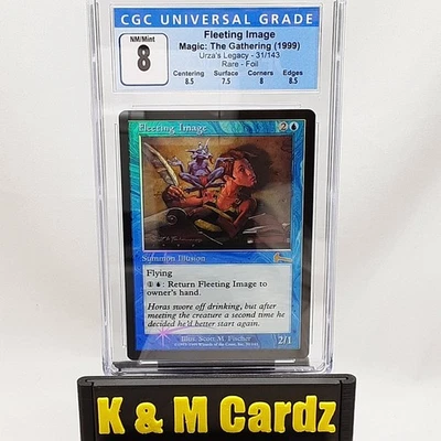 MTG - Urza's Legacy - Fleeting Image - Foil - Graded - CGC 8 - Vintage - Image 1 of 4