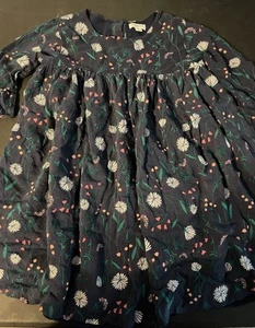 Gymboree Blue Floral Girl Dress Size 7 - Picture 1 of 2
