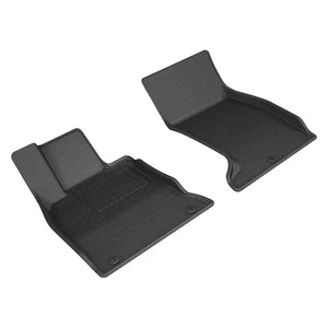 3D MAXpider For Kia Stinger 2018-2020 Kagu Series Floor Mats 1st Row Black - Picture 1 of 5