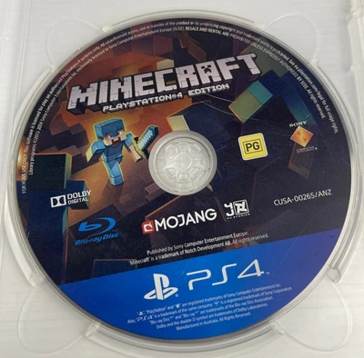 Minecraft - Playstation 4 Disc Only Video Game - Image 1 of 4