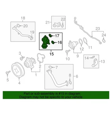 Genuine Porsche Water Valve PAB-121-678-A - Image 1 of 4
