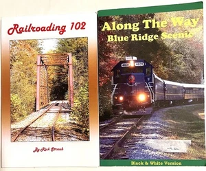 2 Rick Straub Railroading 102 (Signed) & Along the Way Blue Ridge Scenic PB - Foto 1 di 14