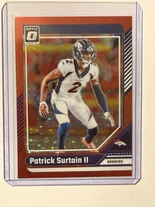 Patrick Surtain II 2024 Donruss Ottica Stelle Rosse Broncos (CBR) - Foto 1 di 2