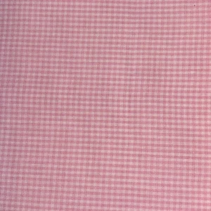 "Pieza de tela de guinga rosa pequeña 1/8"" mezcla de algodón a cuadros 2 yardas X 45"" W" - Imagen 1 de 7
