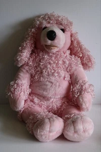 Build A Bear Workshop Pink Fluffy Plush Poodle Toy Rare Retired - Picture 1 of 8