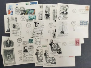 US Fleetwood Masonic FDC's 1957-65 w/ 18 Different Covers VF Unaddressed - Picture 1 of 4