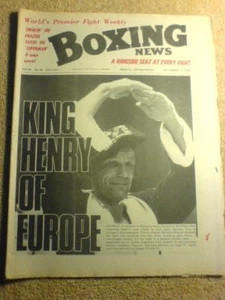 BOXING NEWS - 13 Nov 1970 - KING HENRY COOPER - Bild 1 von 1