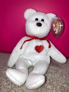 TY BEANIE BABY Valentino Bear - Picture 1 of 1
