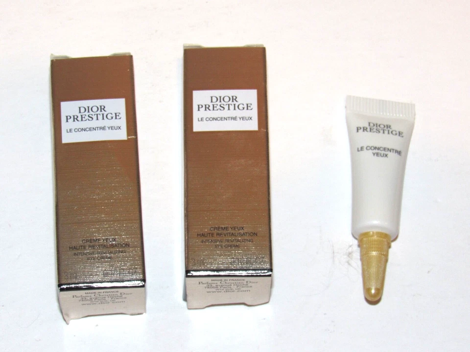 Crema revitalizante para ojos 2 Dior Prestige Le Concentrate Yeux 0,2 OZ 6 ml TOTAL NUEVA EN CAJA Foto 1 de 1