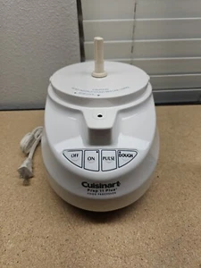 Cuisinart Custom Prep 11 Plus Food Processor Motor Base Only Tested Work White - Picture 1 of 6