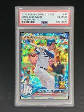 2018 Topps Complete Set #42 CODY BELLINGER Rookie Cup 159/190 Foilboard PSA 10