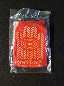 Small-Medium Stedi Tred Fall Socks Red Fall Prevention 1 Pair Latex Free New - Picture 1 of 2