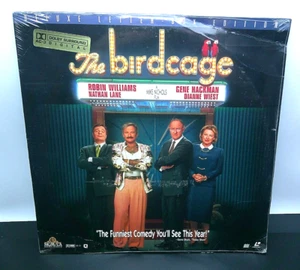 THE BIRDCAGE SEALED LASERDISC 1996 ROBIN WILLIAMS GENE HACKMAN LANE WIEST - Picture 1 of 2