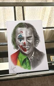 The Joker Hand Drawn Art Print by Jay Pritchard, the Celebrities Artist.