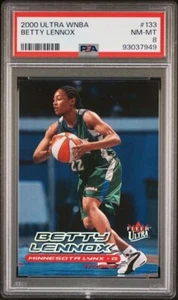 2000 Ultra WNBA BETTY LENNOX PSA 8 SP Rookie Minnesota Lynx - Picture 1 of 2