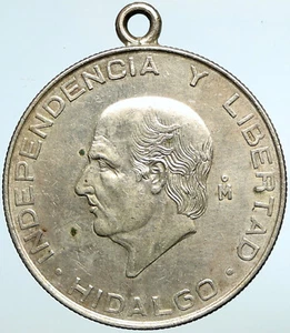 1956 MEXICO Large SILVER 5 Pesos Coin MEXICAN Independence HERO Hidalgo i101512 - Picture 1 of 3