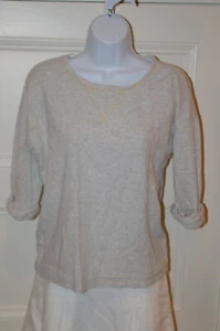 Suéter para mujer GAP gris calentado manga 3/4 de algodón talla S - Imagen 1 de 7
