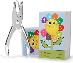 Punch Cards 200 Pack Incentive Reward Cards 3.9" x 2.4" Sunflower - Picture 1 of 3