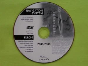 DVD NAVIGATION JAGUAR DEUTSCHLAND EUROPA 2009 XF X250 XK MY TYPE X150 DENSO MMM2 - Bild 1 von 1