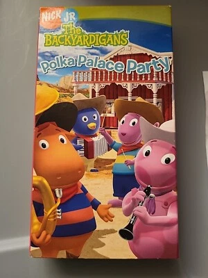 The Backyardigans VHS -  Polka Palace Party Tape Nick Jr Nickelodeon Rare 2002 - Image 1 of 4