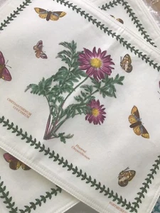 PLACEMATS FLORALS BUTTERFLY 🦋 Botanical Garden Cottage Chic SET of 5  RARE - Picture 1 of 8