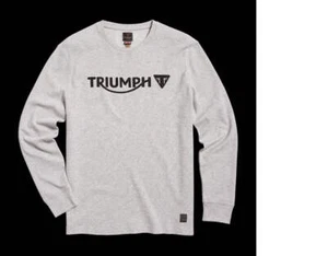 Camiseta Waffle Triumph Bettmann Manga Larga Gris Marl - MTLS22100 - Imagen 1 de 9