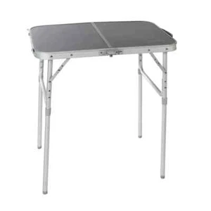 Mesa Vango Granite Duo 60, Mesa auxiliar plegable de camping con patas de doble altura - Imagen 1 de 3