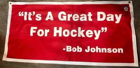 Wisconsin Badgers Hockey Bob Johnson NCAA Banner Cover