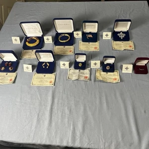 Vintage Camrose Kross JBK Jacqueline Kennedy Costume Jewelry Lot 9 Pieces!!!! - Picture 1 of 16