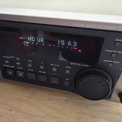 SONY PCM-R500 Digital Audio Tape DAT Rack  fully Functional, new capacitors - Image 1 of 4