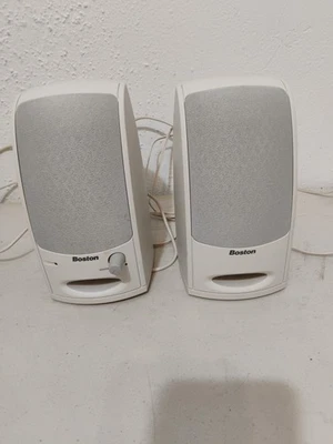 Boston Acoustics Speakers BA265 No Power Supply Good Cosmetic Condition - Image 1 of 3