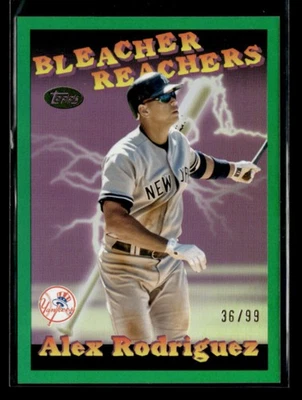 Alex Rodriguez 2025 Topps Update Series Bleacher Reachers Green Foil 36/99 [xd - Image 1 of 2