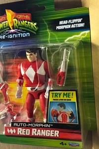 PLAYMATES MIGHTY MORPHIN POWER RANGERS (Re-ignition) Red Ranger action figure - Picture 1 of 5