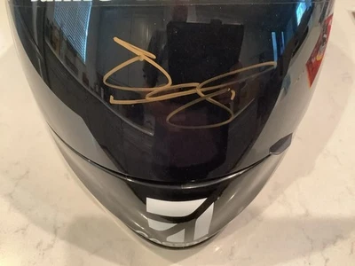 CASCO Y TARJETA AUTOGRAFIADA JAMIE MCMURRAY 2015 TALLA CGR CESSNA Foto 1 de 4